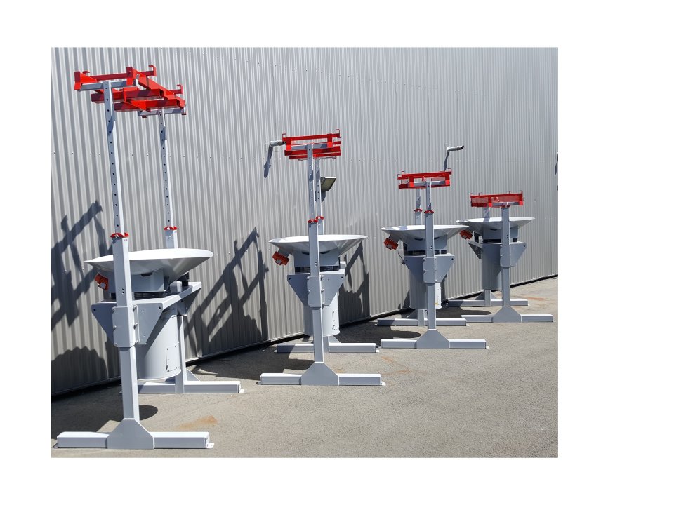 Station vidange big bag réglable en hauteur Serema